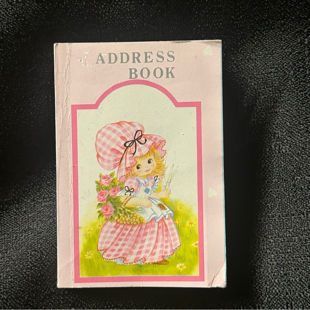 Vintage Strawberry Shortcake Inspired Address Book